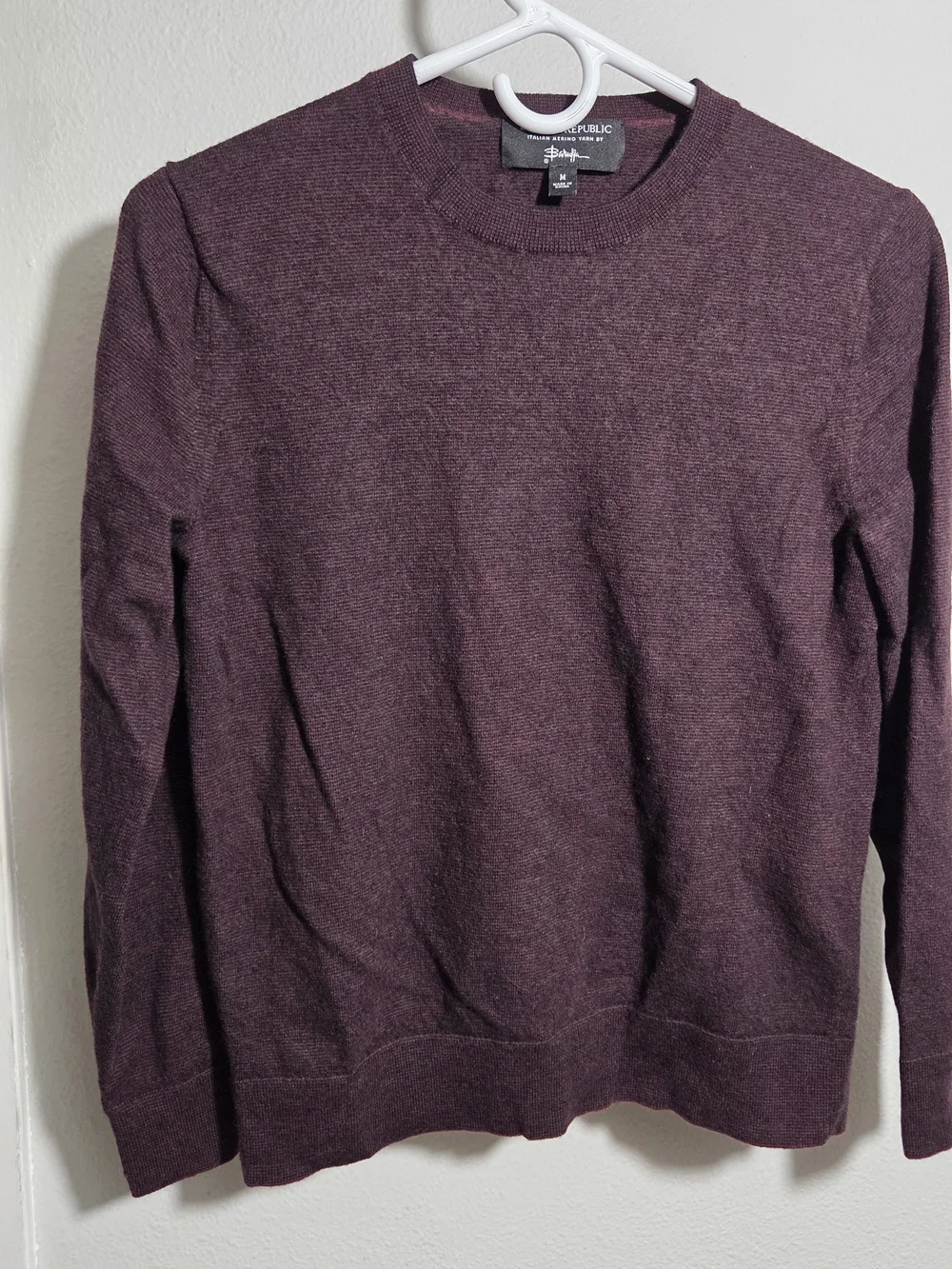 Banana Republic Men's Crewneck Sweater Merino Wool